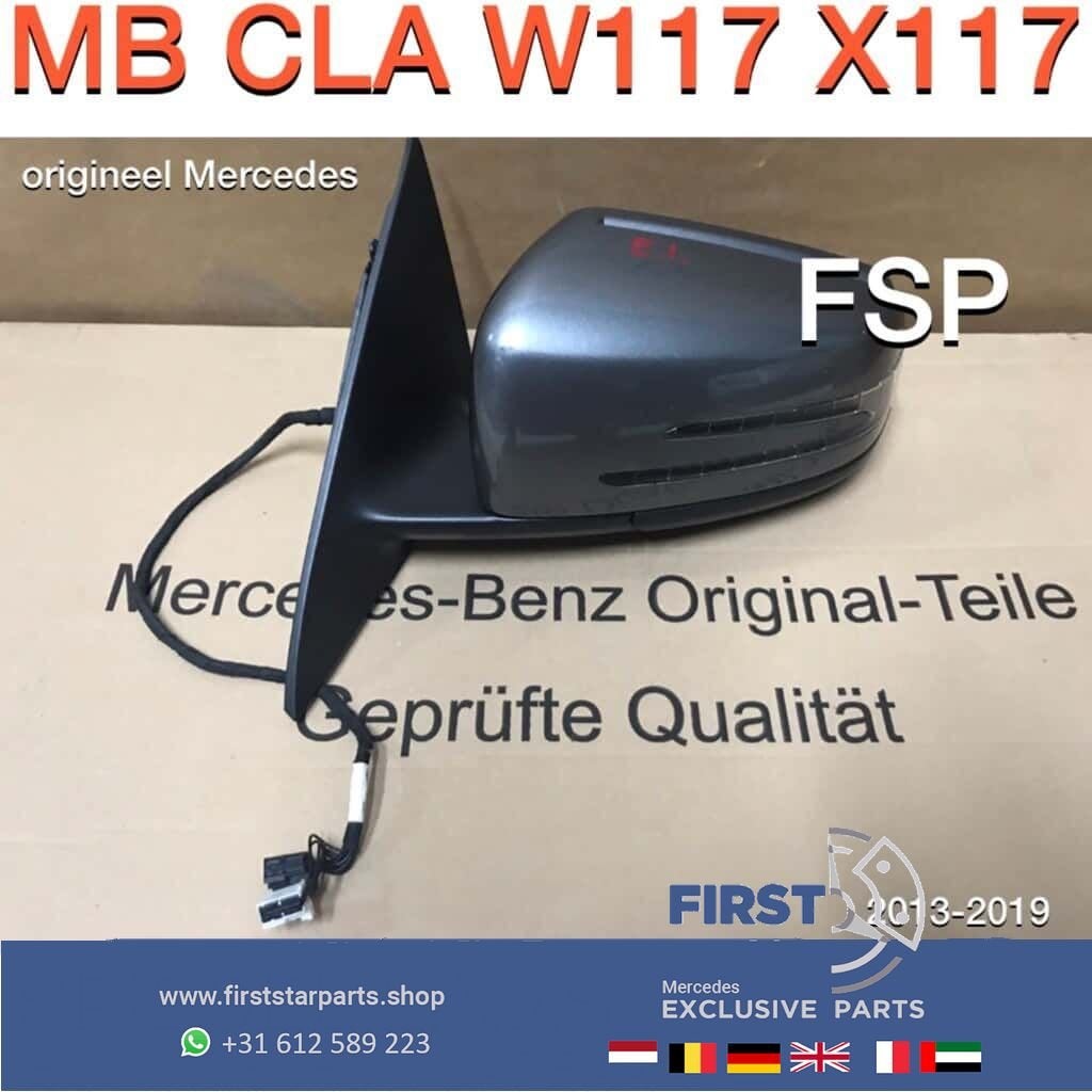 W117 X117 CLA elektrisch inklapbare spiegel Mercedes grijs, Gebruikt, -, -, Ophalen of Verzenden