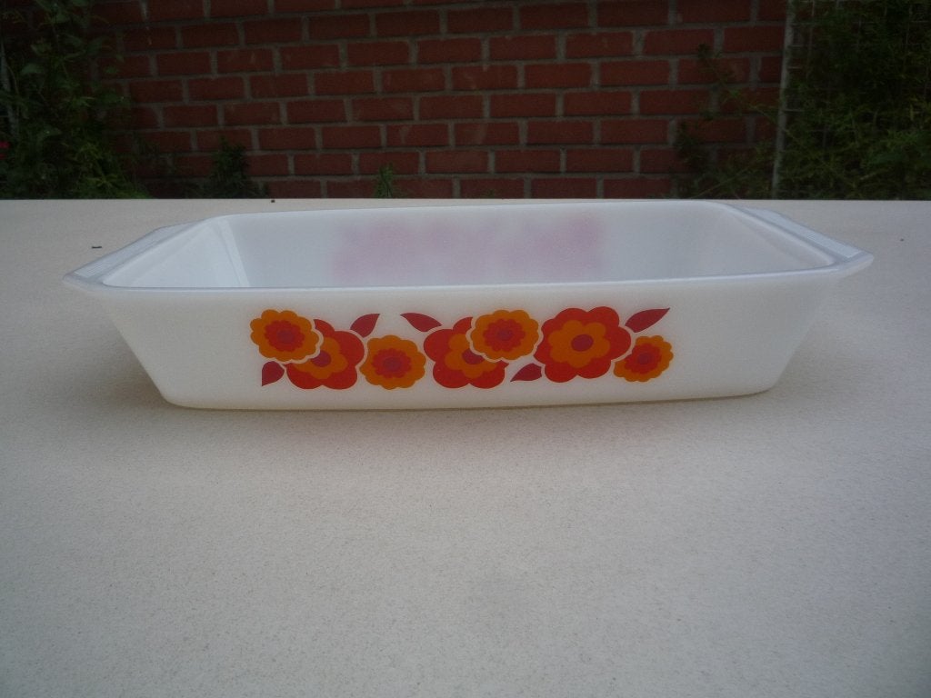 Vintage Arcopal Lotus ovenschaal, Ophalen of Verzenden, Huis en Inrichting