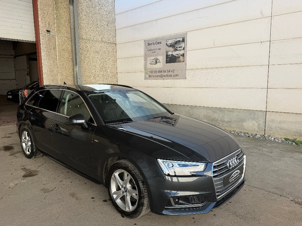 Audi A4 Avant 2.0 TFSI CNG S-Line  Automaat * Gps/Camera*, Autos, Cuir, Argent ou Gris, Achat, Euro 6