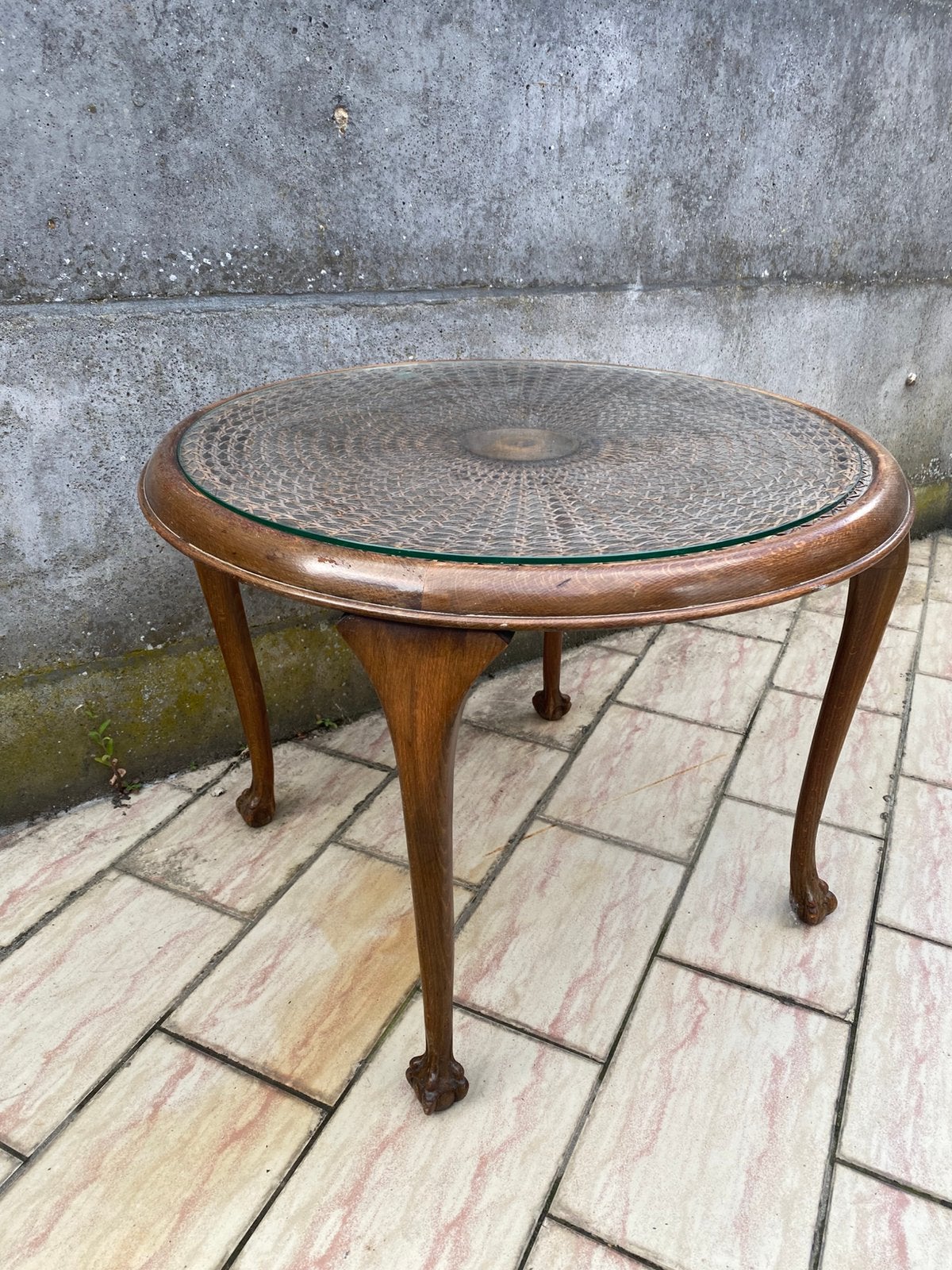 Chippendale salon/bijzettafel, Ophalen