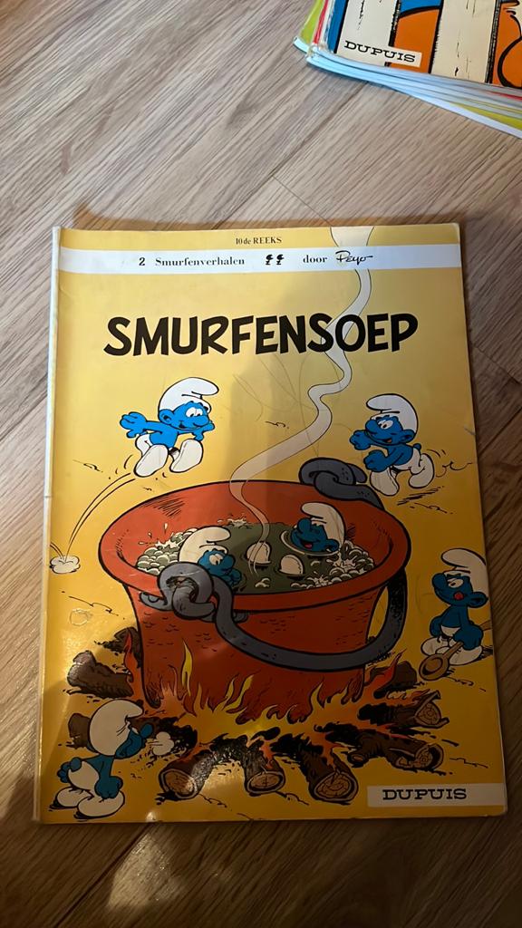 Bollie en billie 1 4 7 8 en tien en de smurfensoep, Meerdere stripboeken, Ophalen, Gelezen