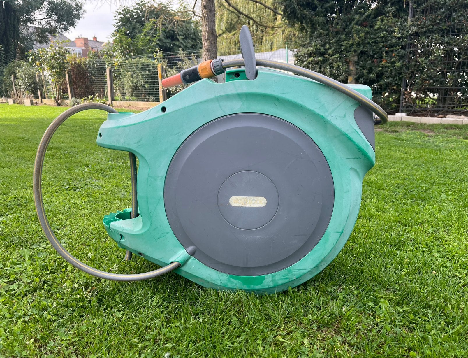 Tuinslangbox, Ophalen, Tuinslang