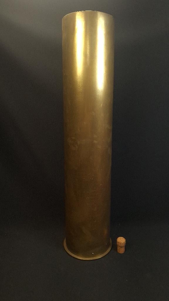 WO1 Duitse 15cm SK L43 huls LEEG, Verzamelen, Militaria | Algemeen, Ophalen of Verzenden