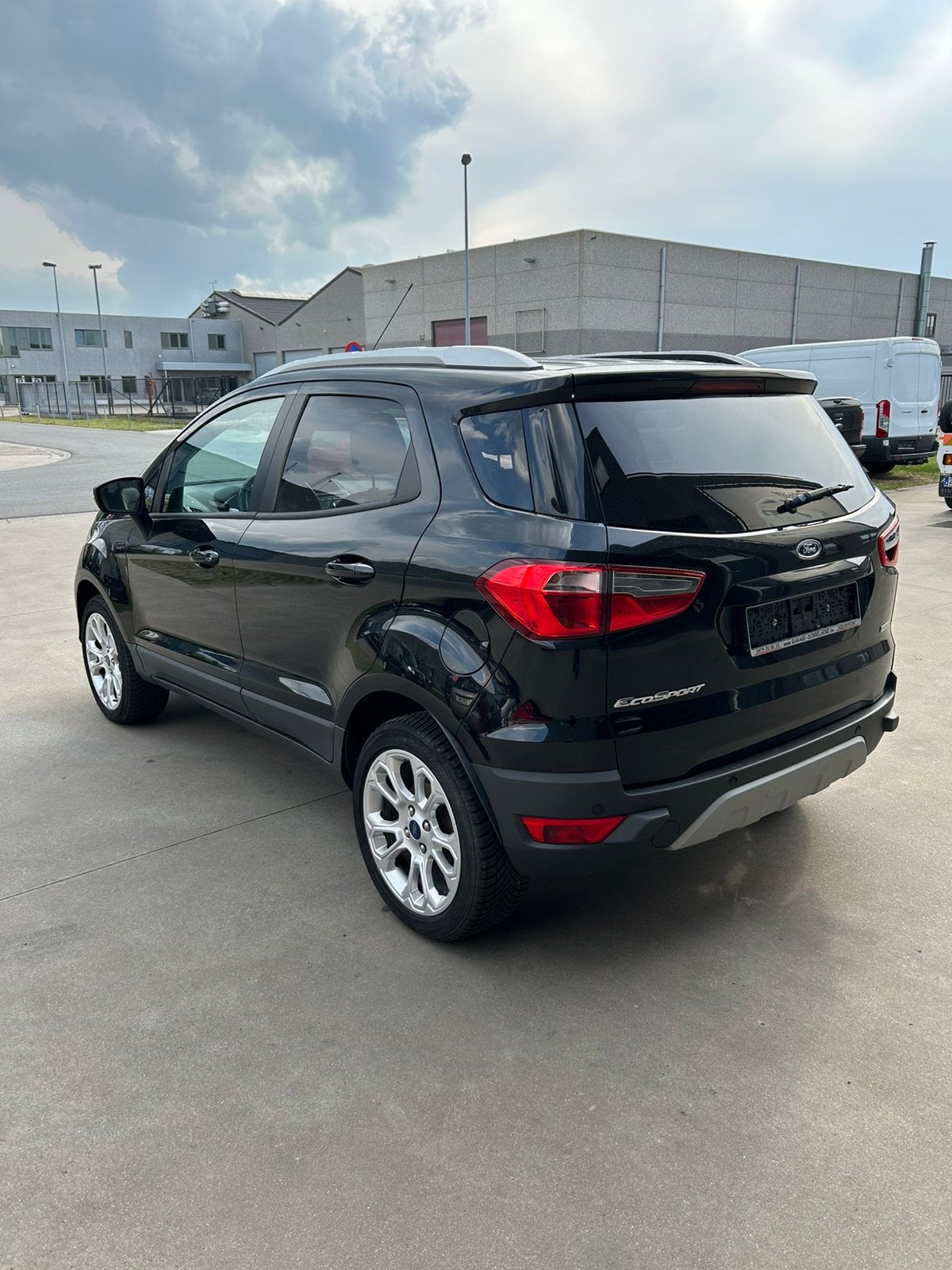 Ford Ecosport, Voorwielaandrijving, Ecosport, Leder en Stof, Zwart