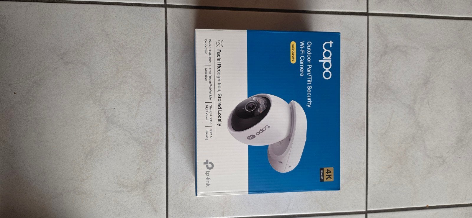 TP-Link Tapo Caméra 4K C560WS, Audio, Tv en Foto, Ophalen, Nieuw, Buitencamera