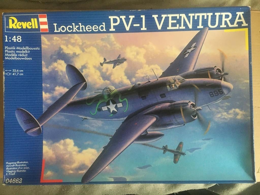 Modelbouwdoos : Revell : Lockheed PV-1 VENTURA  - NIEUW., Ophalen, Revell, Nieuw, Groter dan 1:72