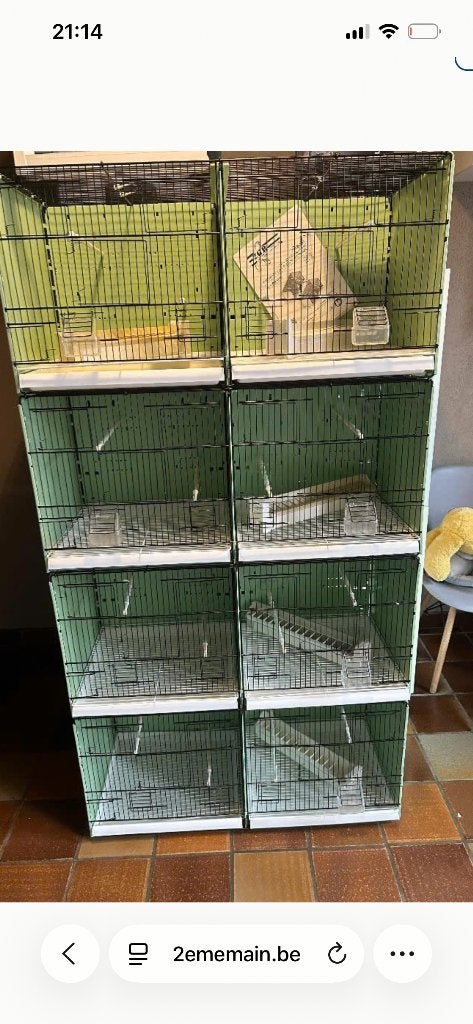 Cage 2gr portofino, Enlèvement, Neuf, Autres matériaux, Cage d'élevage