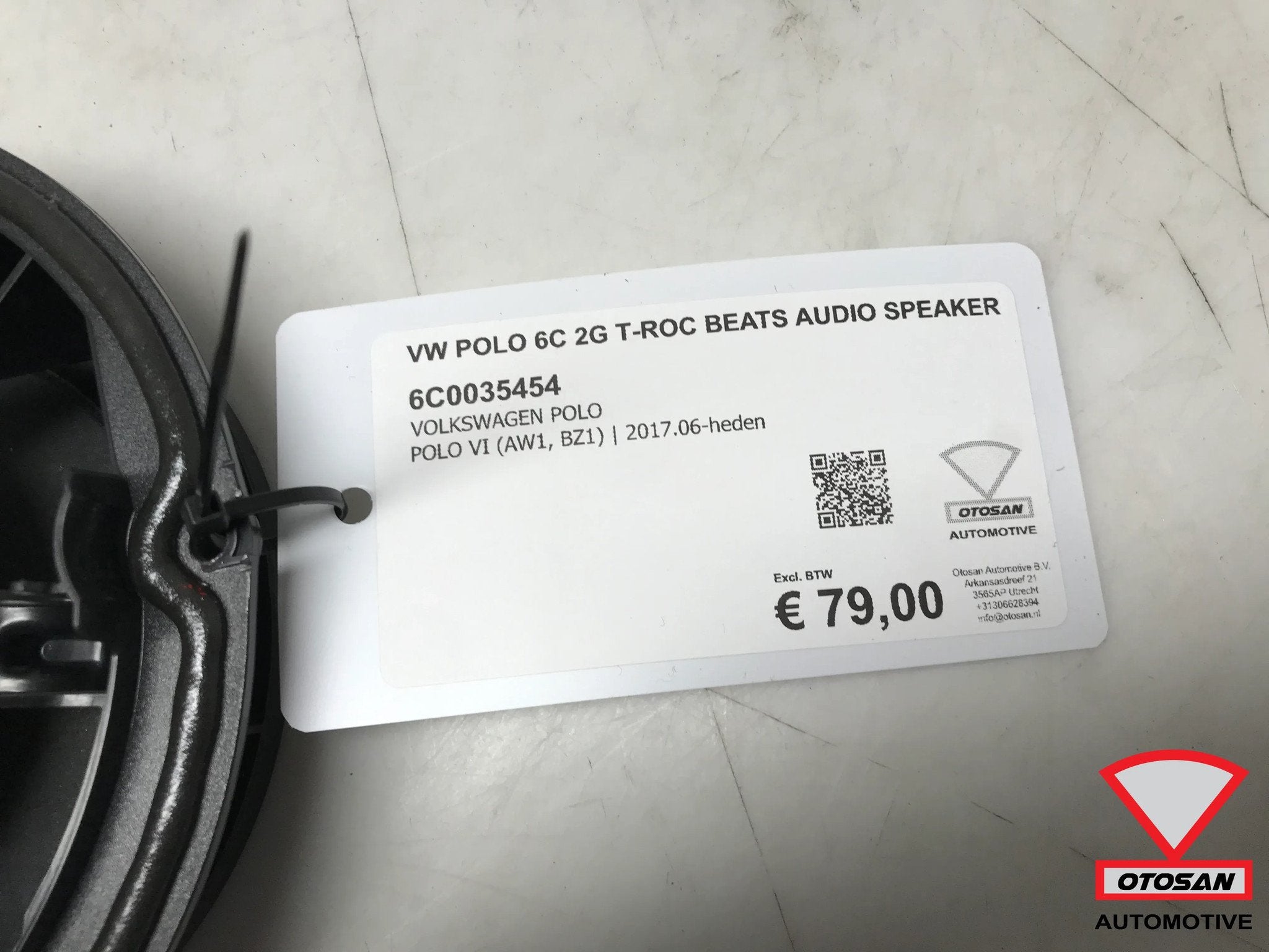 VW Polo 6C 2G T-Roc Beats Audio Speaker 6C0035454, Gebruikt, Volkswagen, Volkswagen AG, Vw@volkswagen.de