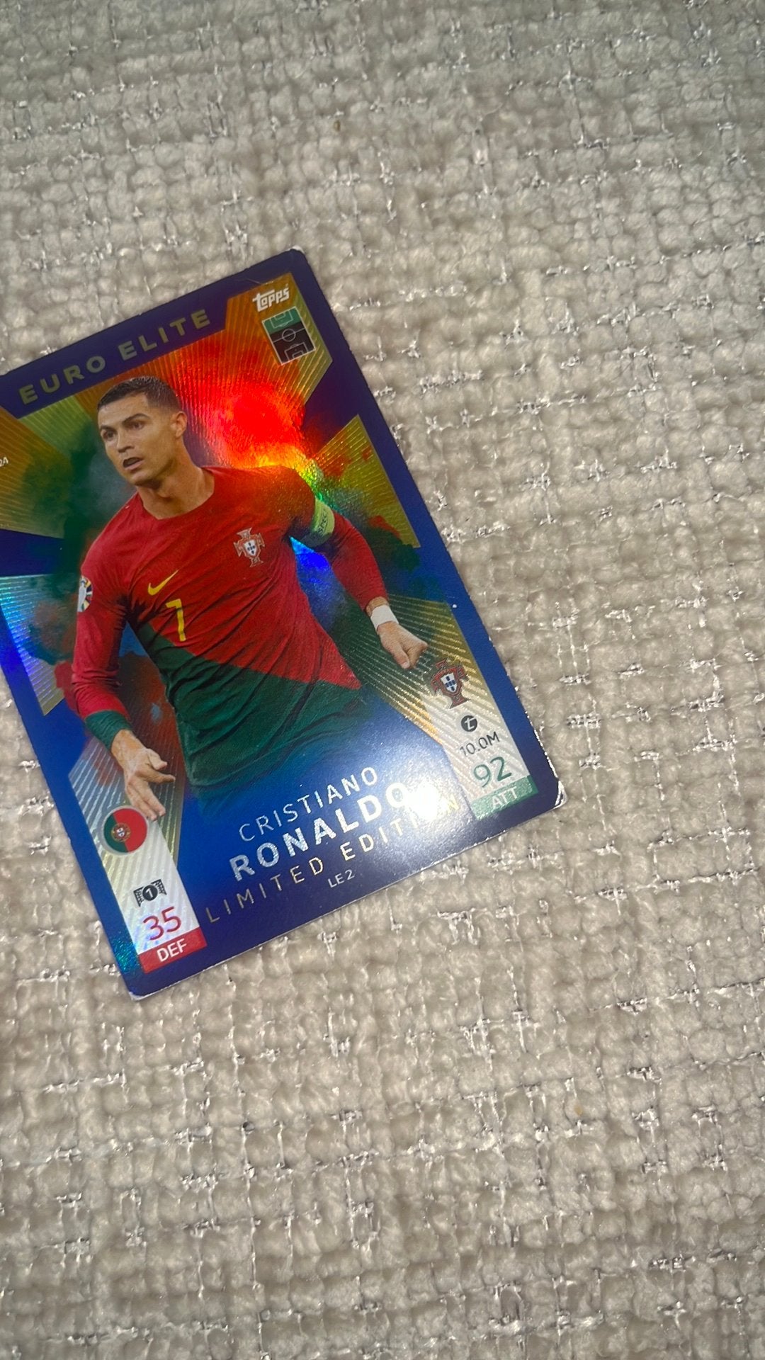 Cristiano Ronaldo 2024 edition, Enlèvement, Comme neuf