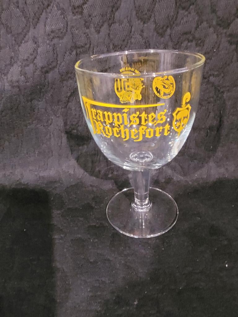 Trappistenbierglas voor verzamelaars van Rochefort, Verzamelen, Biermerken, Ophalen of Verzenden, Zo goed als nieuw, Overige merken