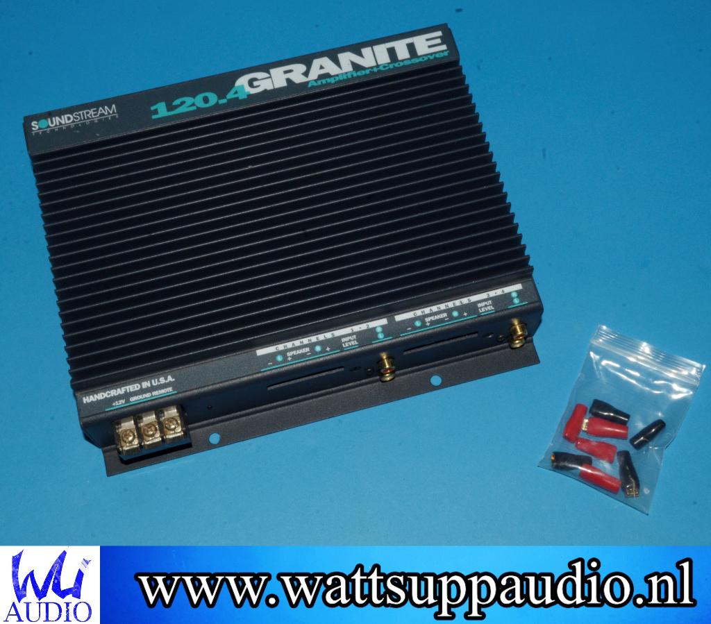 Amplificateur 4 canaux Soundstream Granite 120.4, Autos : Divers, Haut-parleurs voiture, Utilisé, Enlèvement ou Envoi