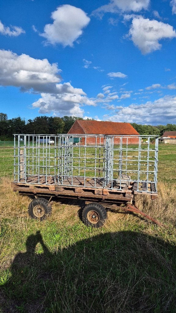 Platte wagen mini traktor 3 Ton, Ophalen, Serretuinbouw, Transport