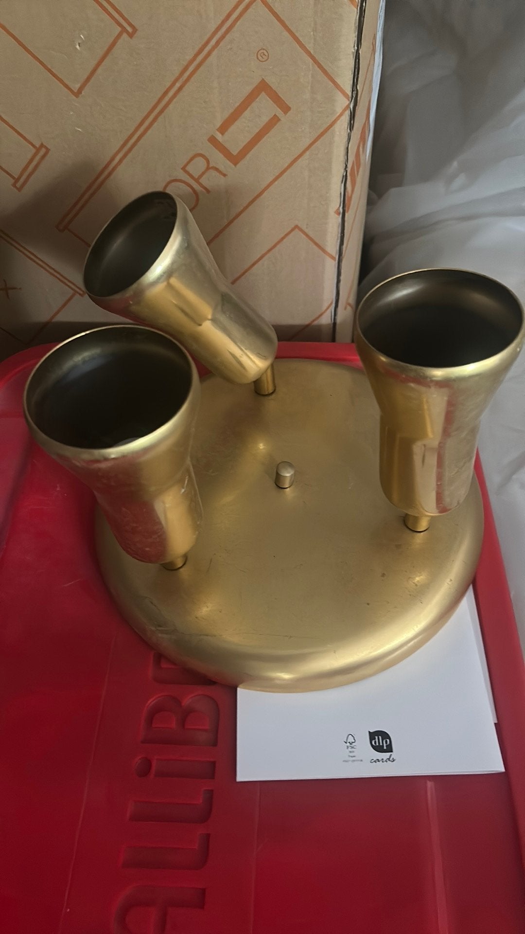 Lampenhouder, Antiek en Kunst, Antiek | Brons en Koper, Ophalen