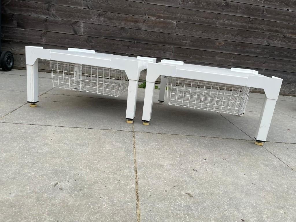 Verhoger wasmachine / droogkast met uitschuifbare mand 2x, Elektronische apparatuur, Onderdelen en Toebehoren, Gebruikt, Ophalen