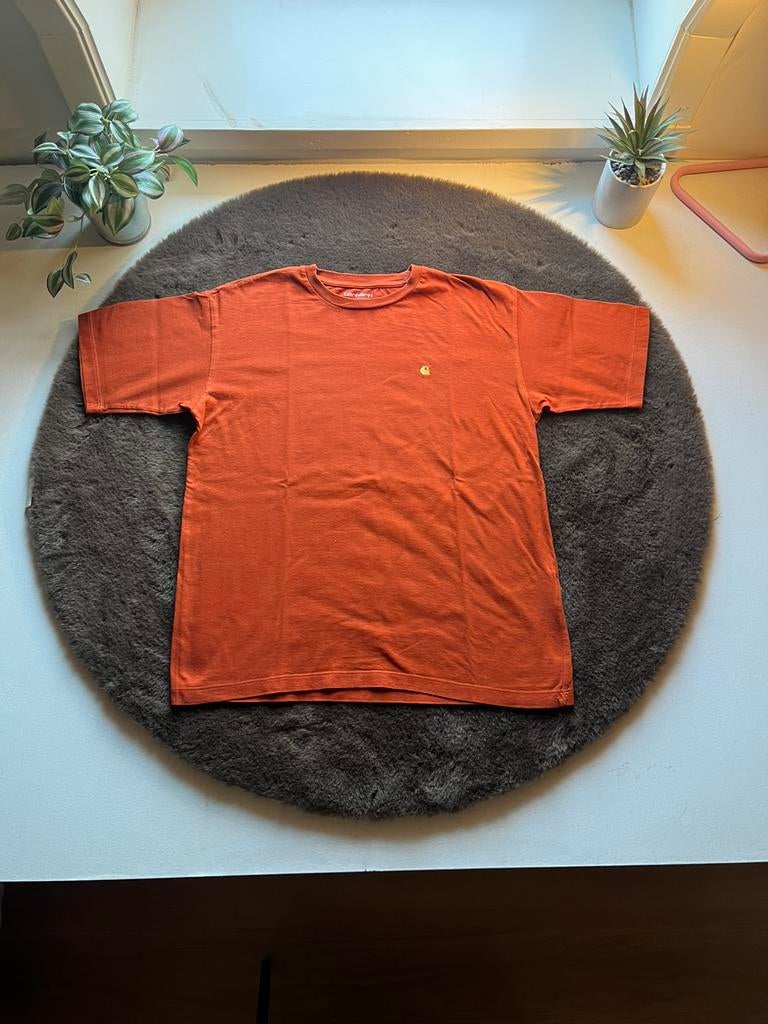 Carhartt T-shirt, Ophalen of Verzenden, Zo goed als nieuw, Maat 46 (S) of kleiner, Oranje