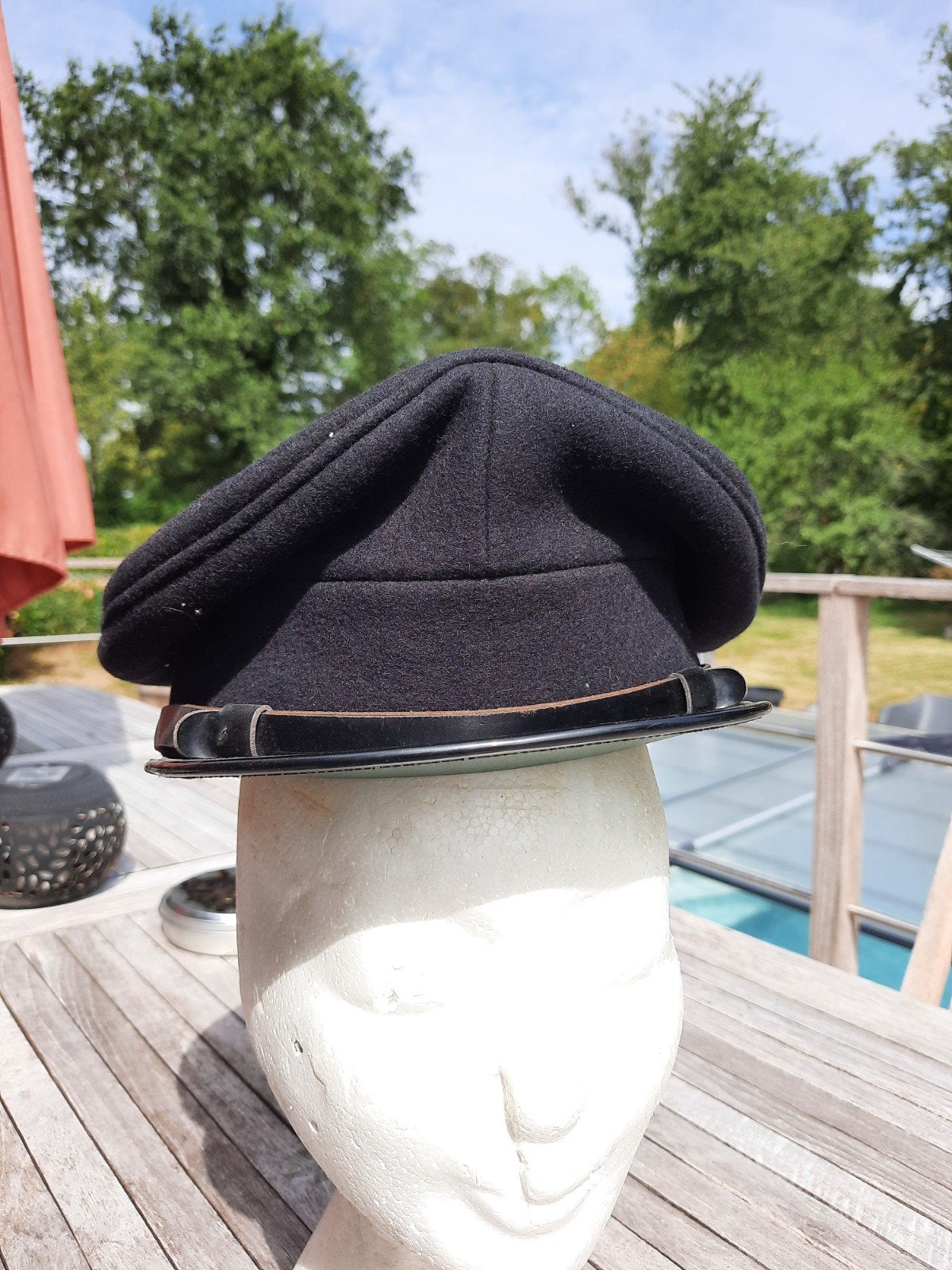 Kepi Belgische zeemacht 1961, Verzamelen, Ophalen of Verzenden, Marine, Helm of Baret