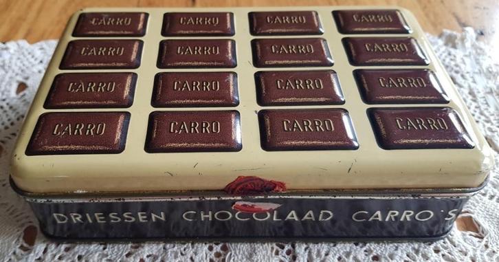 Driessen Chocolaad Carro's  chocolade blik, Enlèvement ou Envoi, Utilisé, Autre, Autres marques