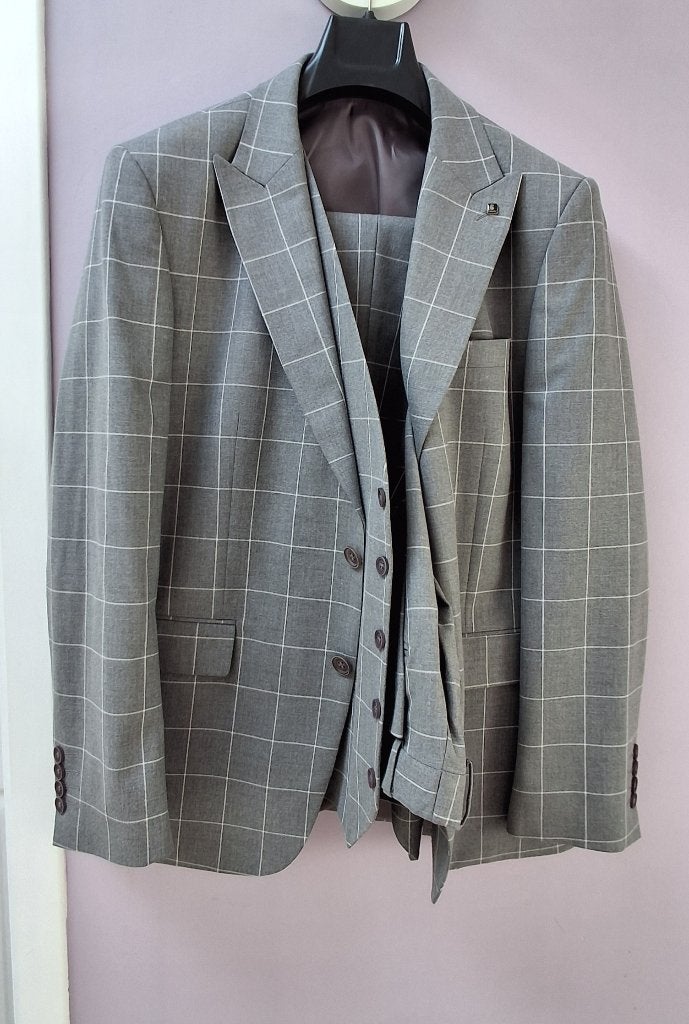 Costume trois pièces  CASABA  Taille   52/54 (L), Enlèvement ou Envoi, Neuf, Gris