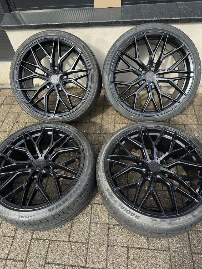 20inch 5x112 Breedset – IST34 + Minerva – Complete Set, Ophalen, Gebruikt, BMW