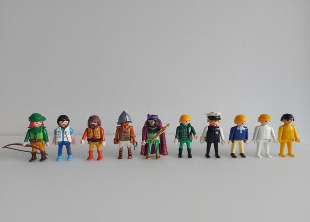 10 figurines, poupées Playmobil (hommes), Enlèvement ou Envoi, Comme neuf, Figurines