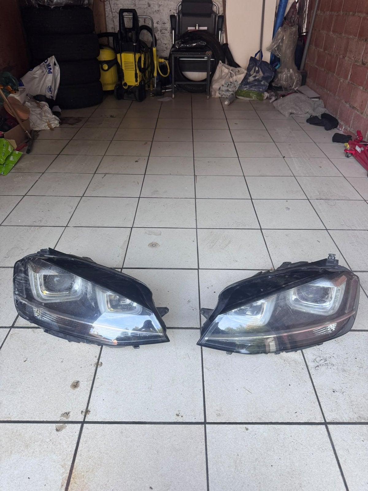 Xenon+LED Golf 7 koplamp, Ophalen, Gebruikt, Volkswagen