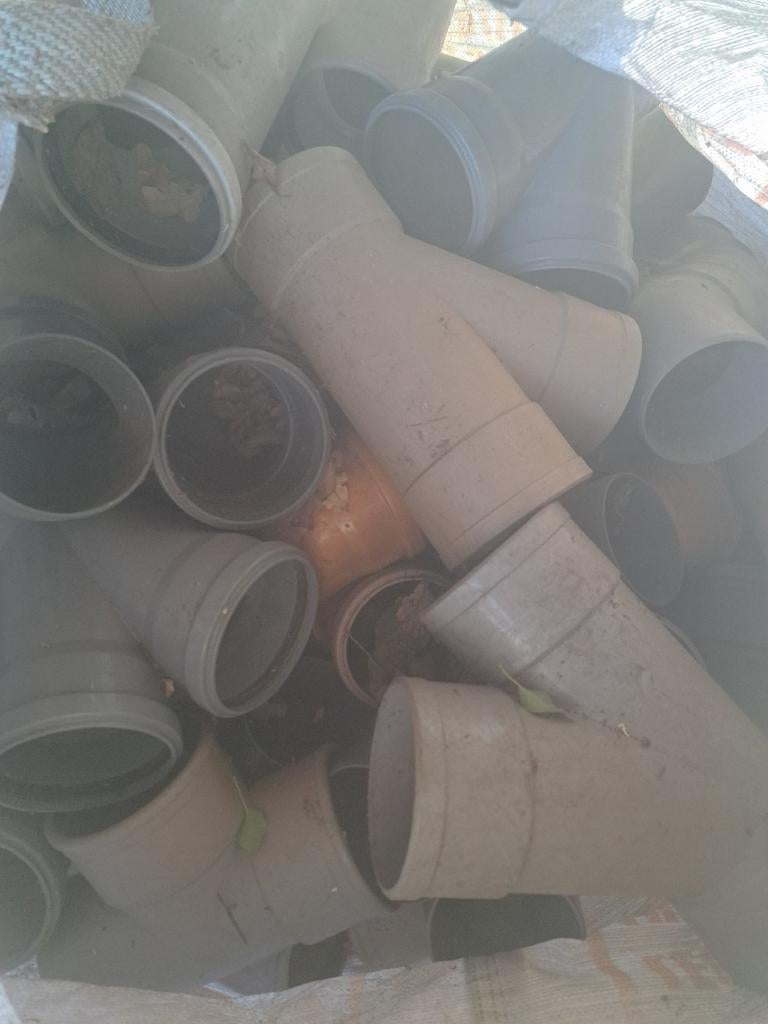 Pvc hulpstukken, Doe-het-zelf en Bouw, Buizen en Afvoer, Ophalen, Nieuw, PVC, Bochten