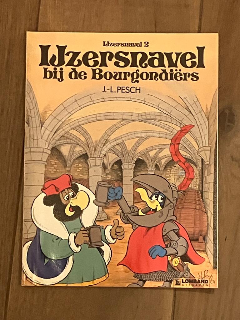 IJzersnavel - 2 - IJzersnavel bij de Bourgondiërs, Eén stripboek, Ophalen of Verzenden, Gelezen