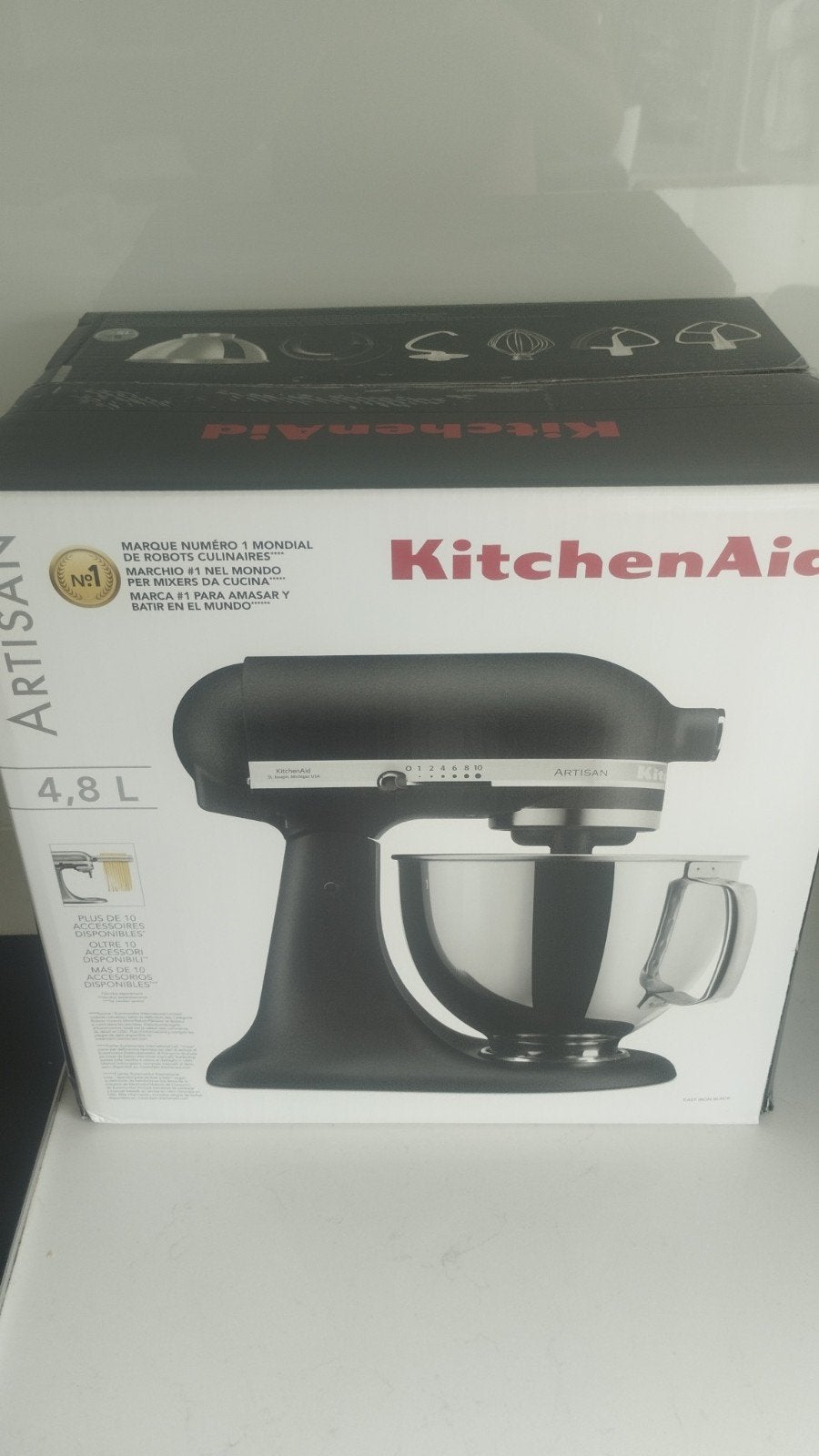 KitchenAid Artisan, Electroménager, Mélangeurs de cuisine, 4 litres ou plus, Enlèvement ou Envoi, Neuf