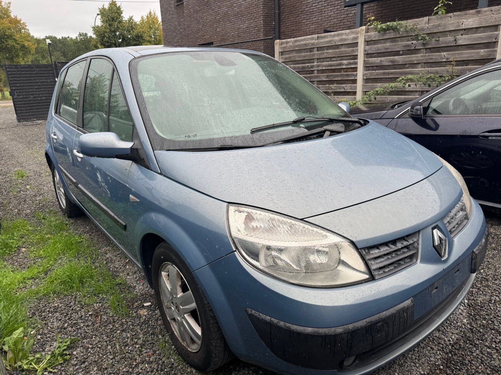 Renault Scenic 1.9 diesel bj 2006 km 128.000 mooie auto, Voorwielaandrijving, Blauw, Bedrijf, Elektrische ramen