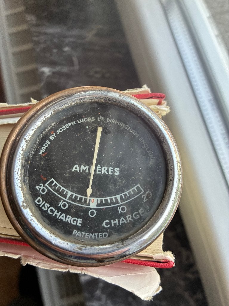 amperemeter  joseph  lucas, Ophalen of Verzenden, Gebruikt