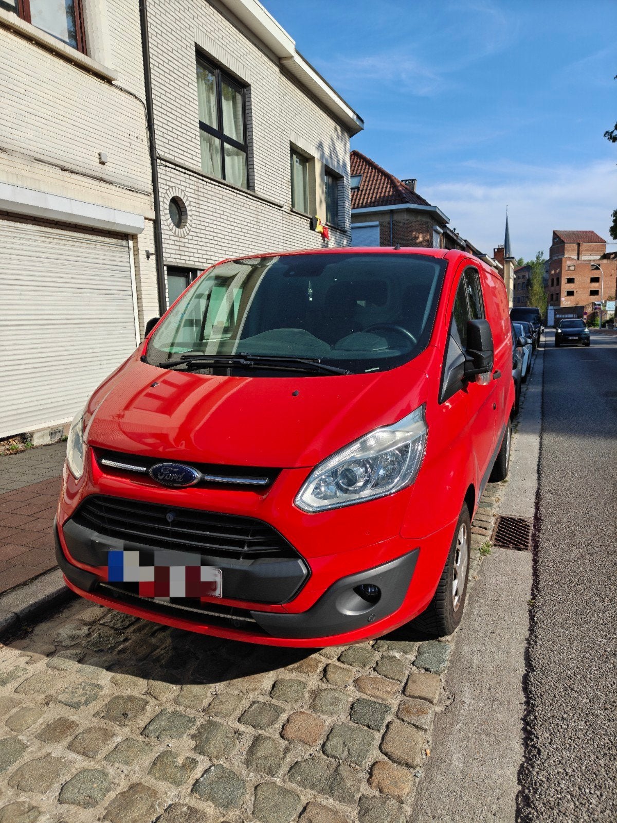 SNEL WEG Ford Transit Custom 105pk Euro6b, Rouge, Achat, Euro 6, Boîte manuelle