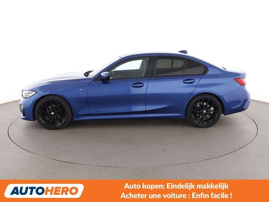 BMW 3 Serie 316 316d Mild-Hybrid M Sport (bj 2021), Auto's, BMW, 4 deurs, Blauw, Alcantara, 1540 kg