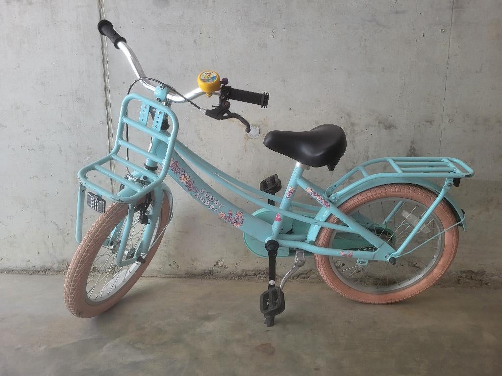 Supersuper lola - meisjesfiets - 18 inch, Fietsen en Brommers, Ophalen, Gebruikt, 18 inch, Super super