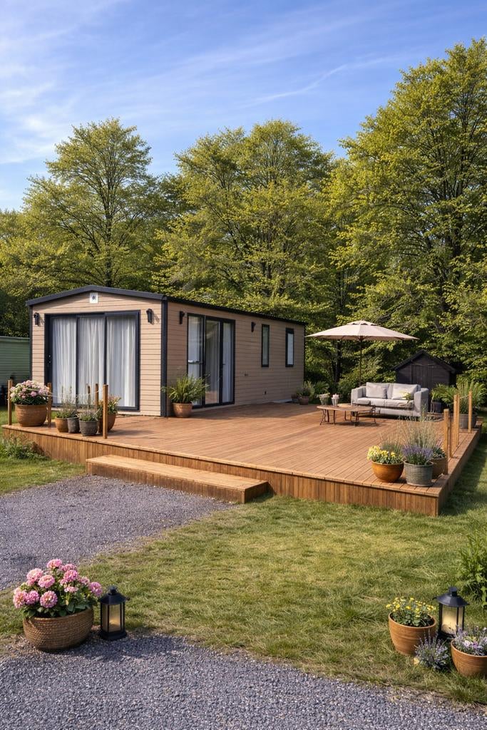 Chalet - camping l'Eau Vive, Jusqu'à 4