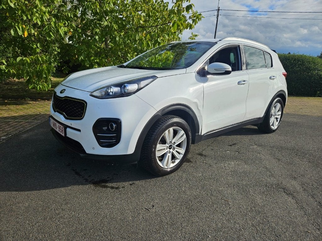 Kia Sportage 1.6i 2WD / AIRCO / GPS, Autos, Cuir, Achat, Euro 6, Entreprise