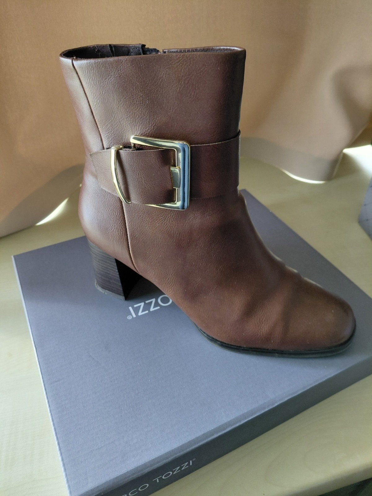 enkellaarsjes bruin maat 39, Kleding | Dames, Marco Tozzi, Ophalen, Bruin