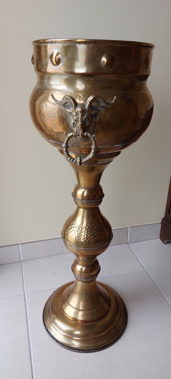 koperen bloempot 80€, Antiek en Kunst, Ophalen, Koper