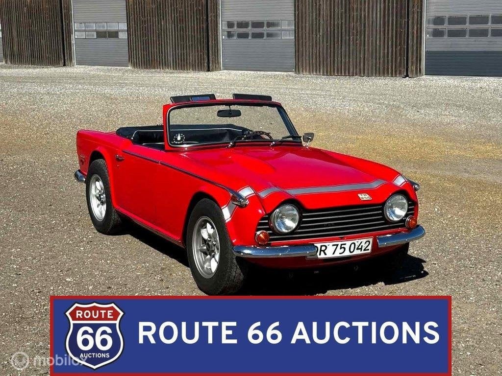 Triumph TR250 | 1968 | Route 66 Auctions, Autos, Achat, Entreprise, Boîte manuelle, Triumph