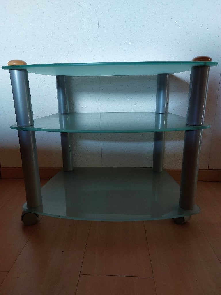 modern tafeltje  op wieletjes, Huis en Inrichting, Ophalen, Zo goed als nieuw, Rechthoekig