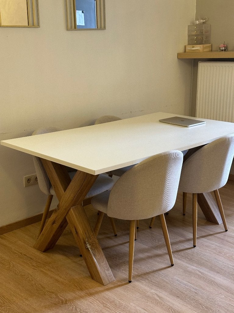 Table à manger, Maison & Meubles, Enlèvement, Comme neuf, Rectangulaire