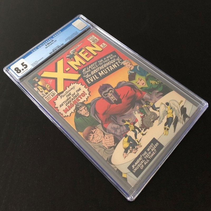X-Men Vol.1 #4 CGC (1964) VF+ (8.5), Boeken, Strips | Comics, Eén comic, Amerika, Marvel Comics, Verzenden