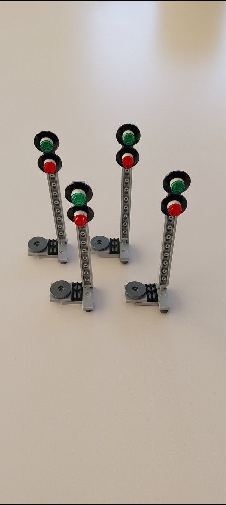 Lego trein: set van 4 seinpalen (Nieuw!!!), Compleet, City, Lego, Nieuw