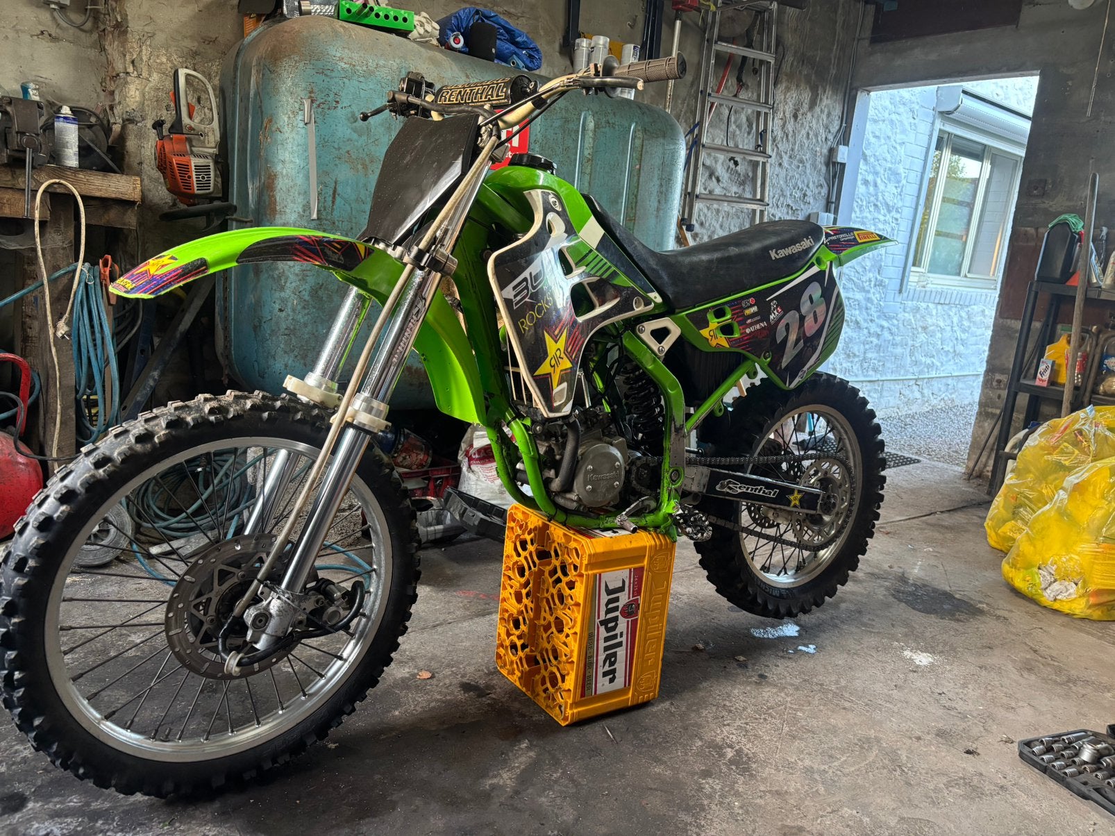 Kdx 125 , sans papier . Tourne et roule ., Enlèvement, Comme neuf