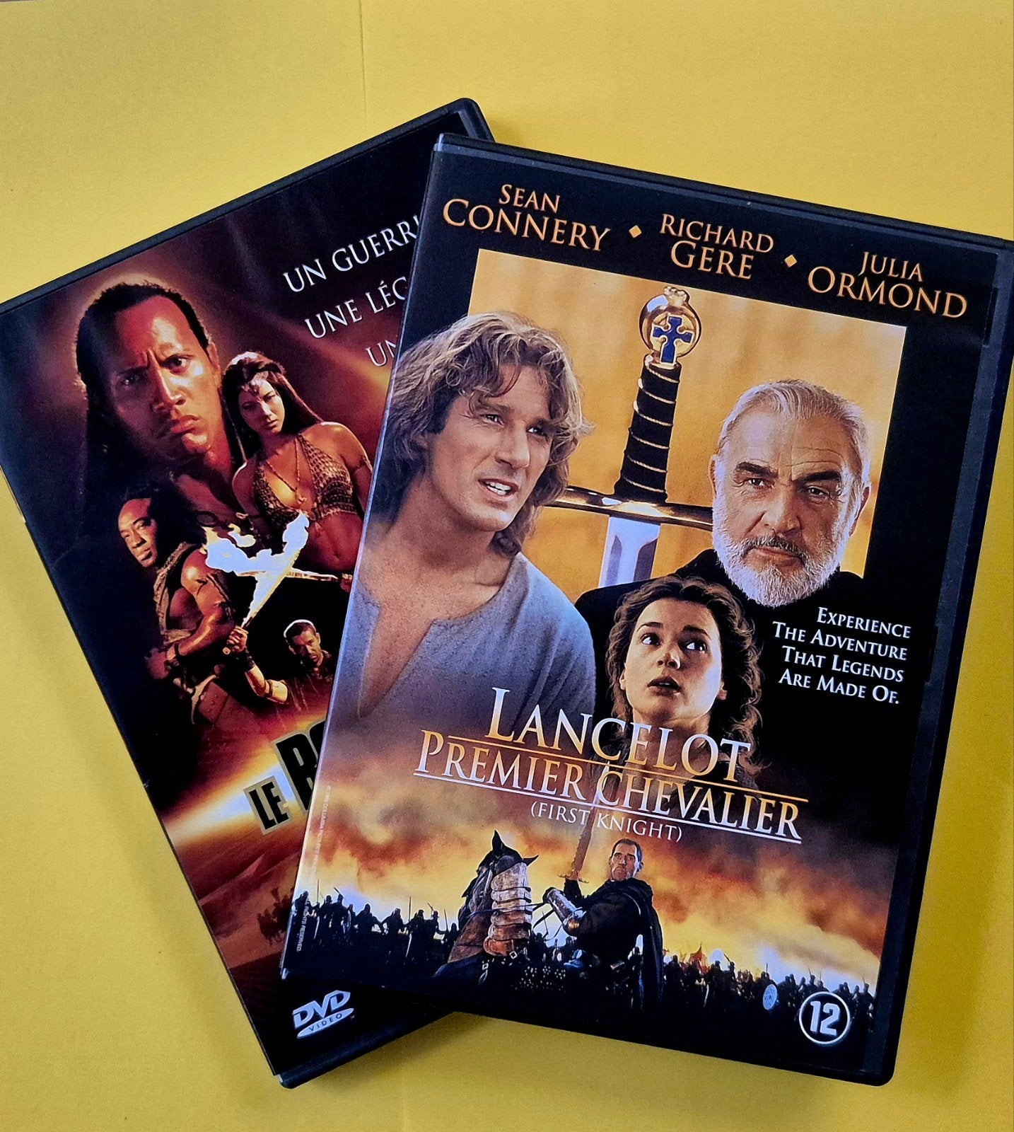 2x DVD 📀 Lancelot + Le roi scorpion - 1995, Cd's en Dvd's, Dvd's | Avontuur, Frans, Ophalen of Verzenden, Zo goed als nieuw, Frans