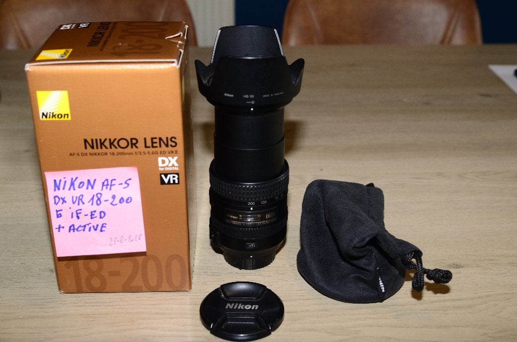 nikon af-s 18-200 g if ed vr dx active, Nikon, Zo goed als nieuw, Telelens, Ophalen of Verzenden
