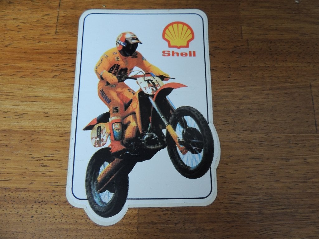 Honda Motocross shell sticker, Ophalen of Verzenden, Zo goed als nieuw, Auto of Motor