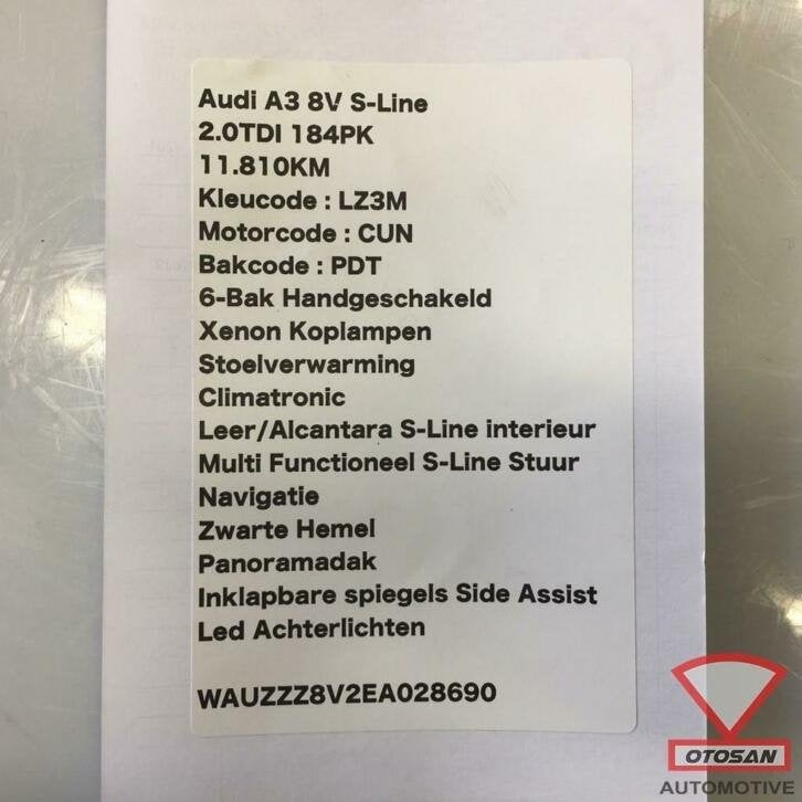 capteur de temp rature d' chappement audi a3 8v s line vag 0, Autos : Pièces & Accessoires, AUDI AG, Auto-Union-Strasse 1
85045  Ingolstadt, DE