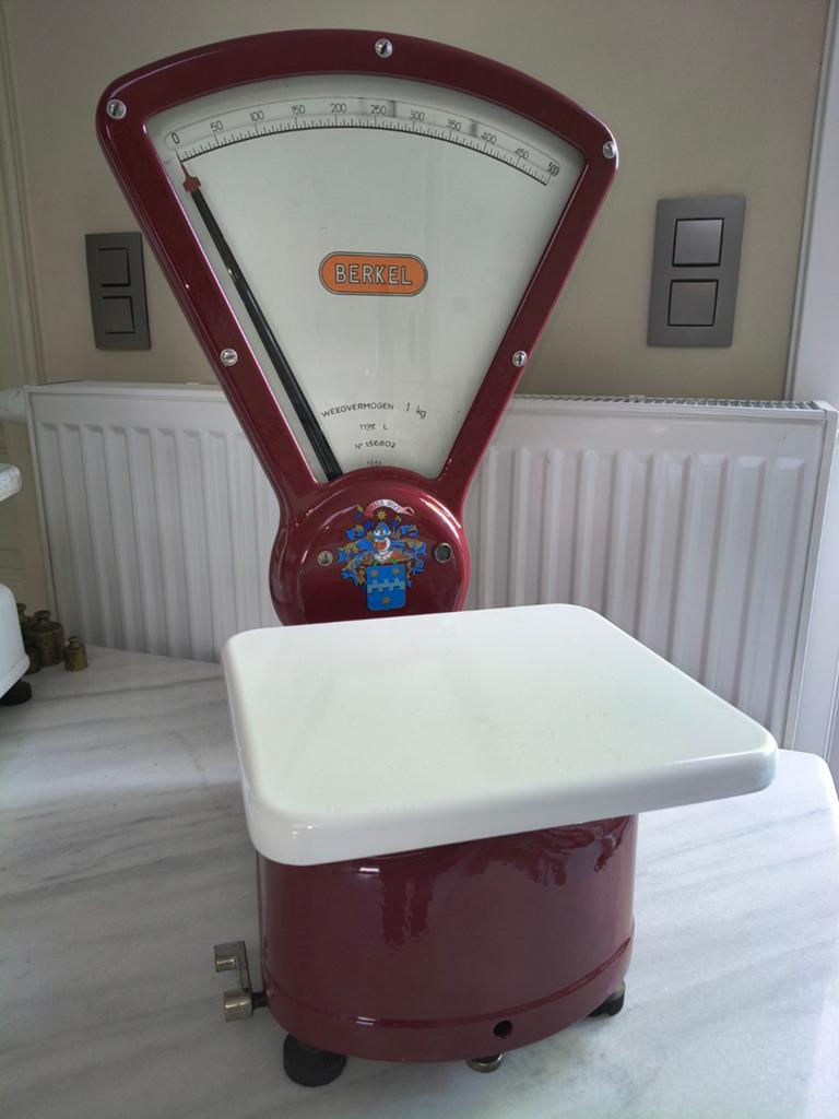 Berkel weegschaal, Ophalen