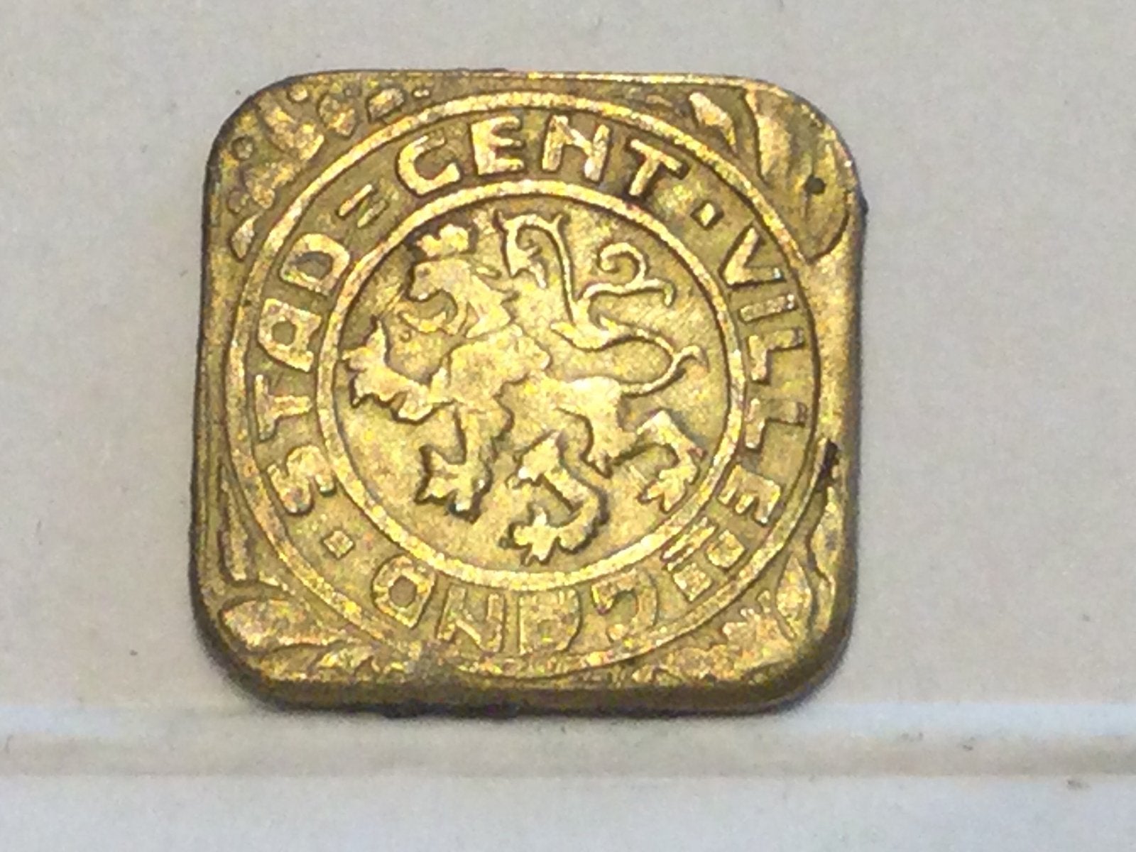België Gent 50 centimes 1915, Ophalen of Verzenden