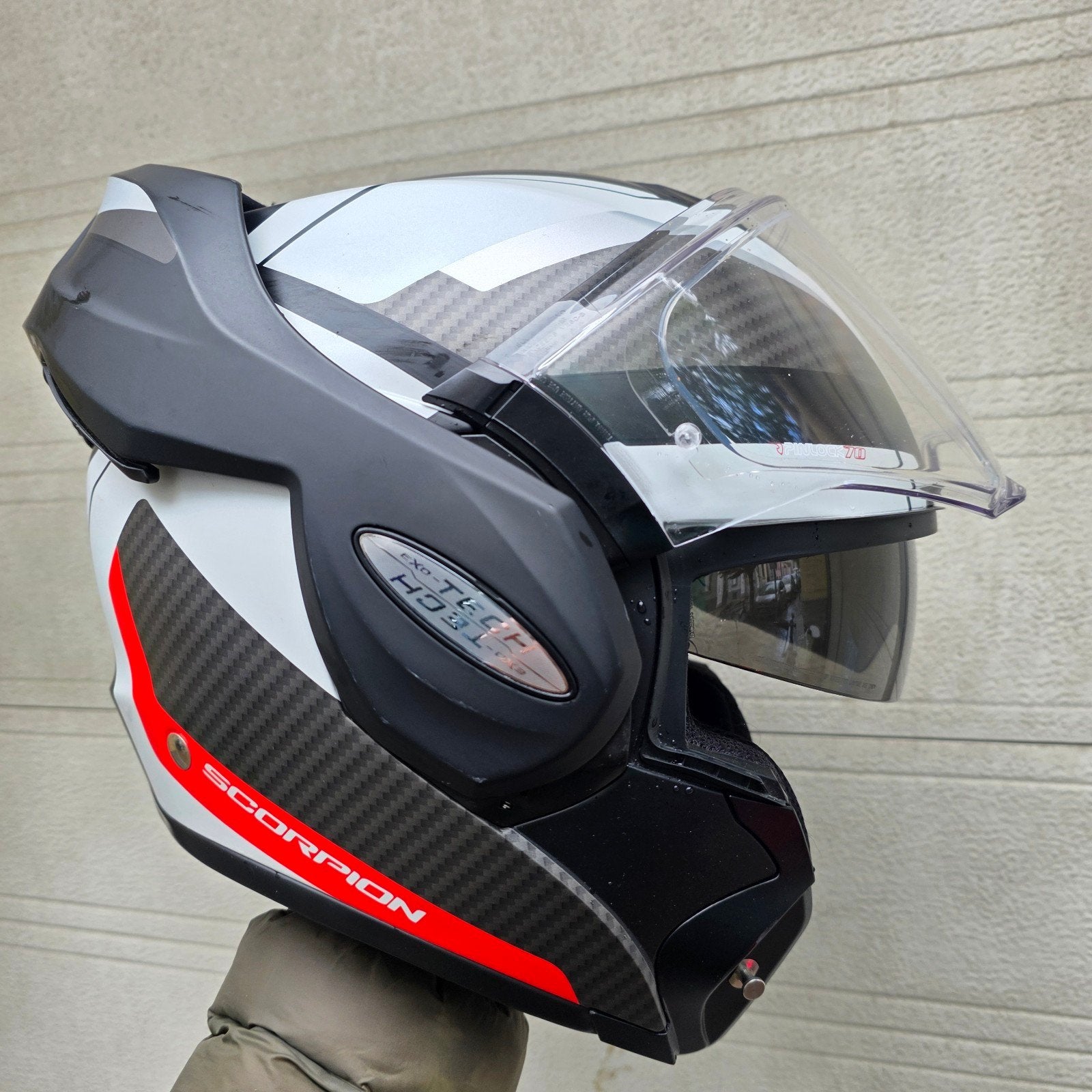 casque moto modulable scorpion, Motos, Enlèvement ou Envoi, L